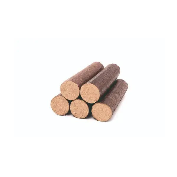Spark Hartholzbriketts Buche Rund – 960 kg Palette (96×10 kg), Heizwert ≥4,8 kWh/kg, Buche, Premium Kaminbriketts