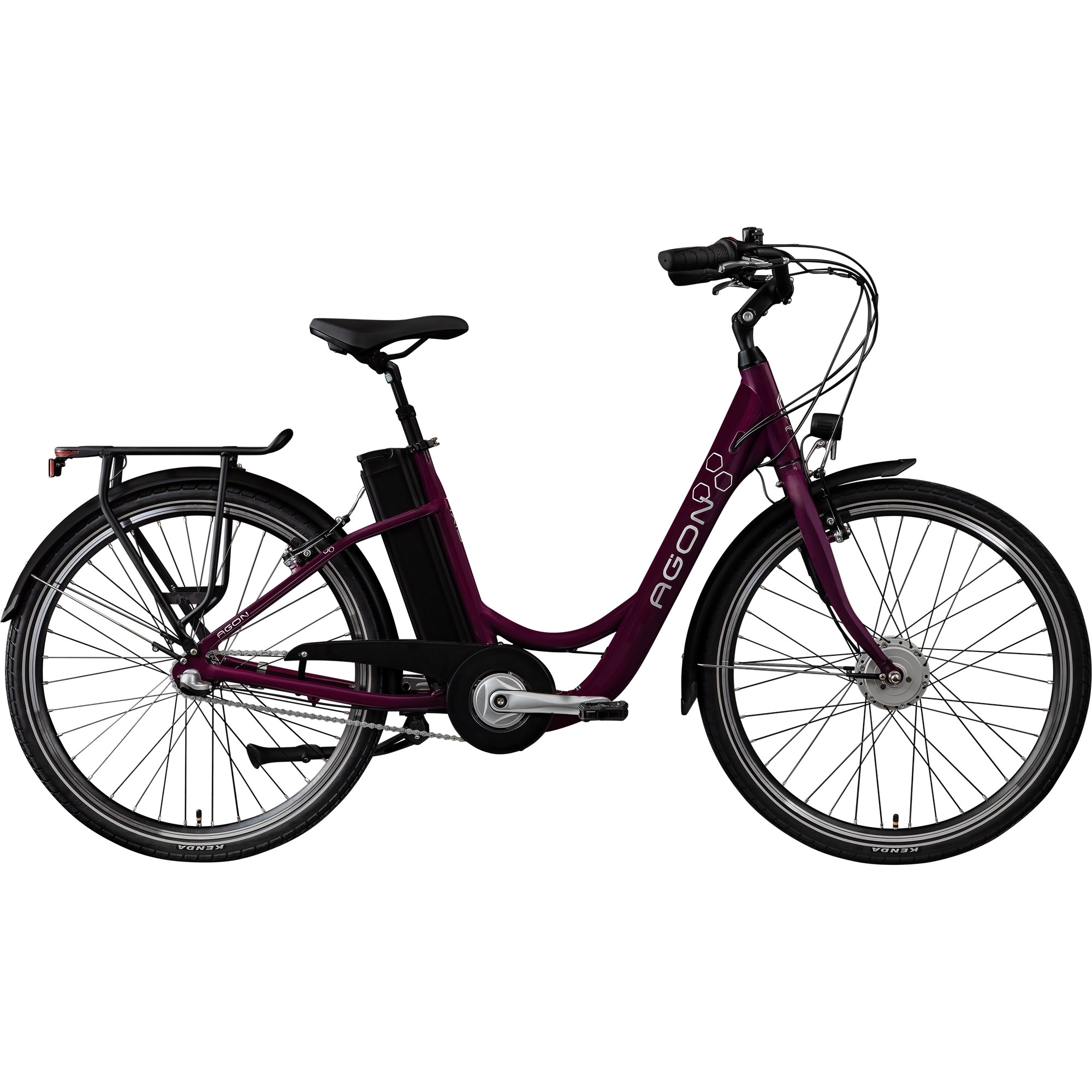 AGON »Axis« 3 Gang Nabenschaltung Frontmotor 250 W Pedelec, Elektrofahrrad für Damen u. Herren