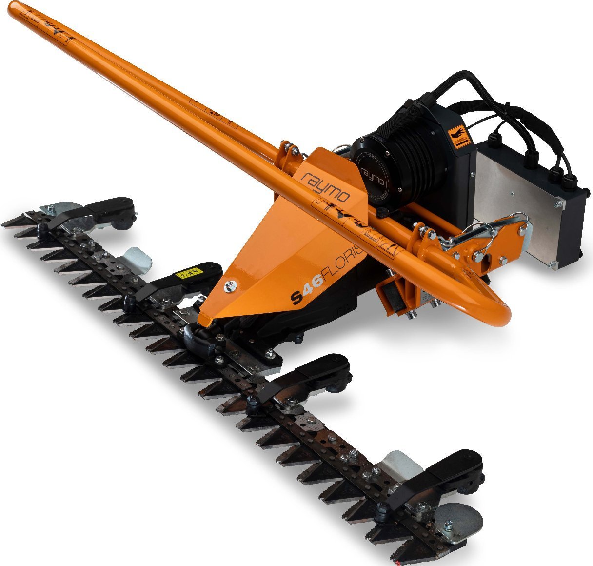 Raymo S46FLORIS Doppelmesser Balkenmähwerk elektrisch – Umweltfreundliches Mähwerk für Wildblumenwiesen