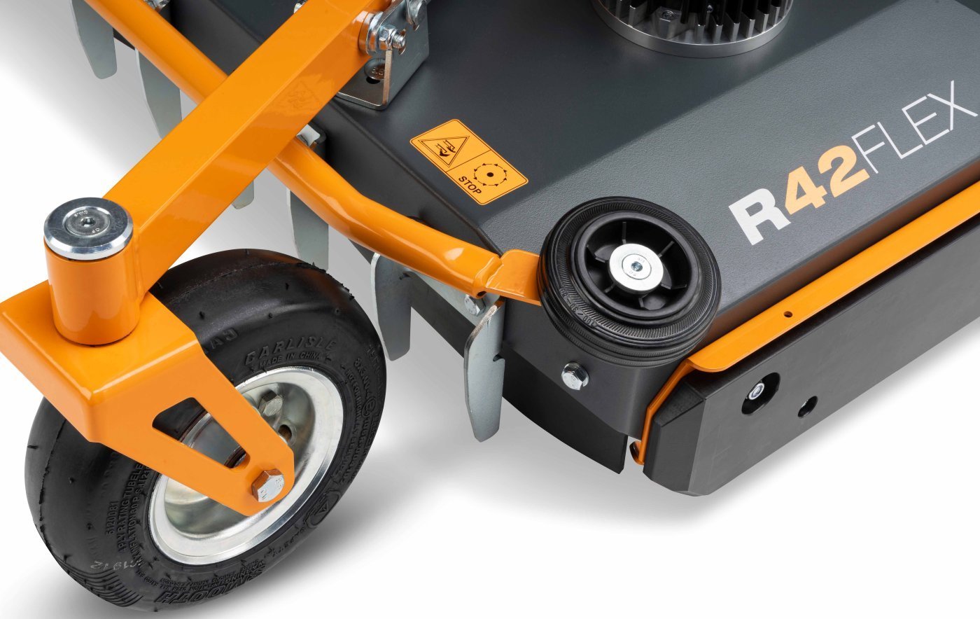 Raymo R42Flex Mähwerk 104 cm inkl. Mulchkit – Sichelmähwerk mit Heckauswurf & Mulchfunktion