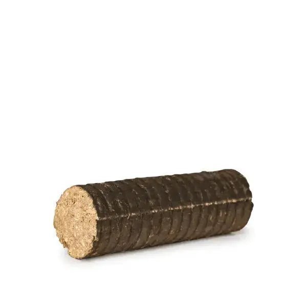 Heizfuxx Nestro Hartholz M Holzbriketts – 972 kg Palette (81×12 kg), Heizwert ≥4,8 kWh/kg, Rundbriketts