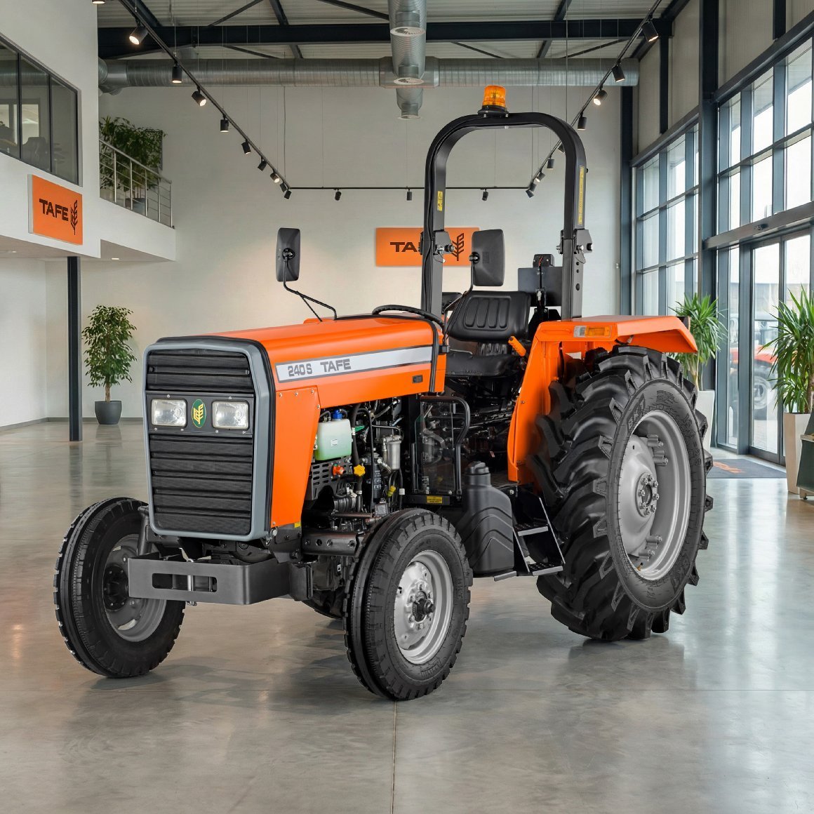 TAFE 240S Classic 2WD Kleintraktor 49,5 PS Diesel – 8+2 Getriebe, 1450 kg Hubkraft