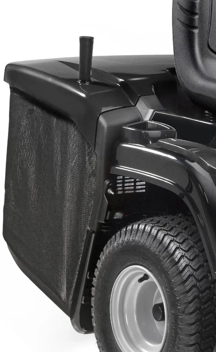 Alpina Rasentraktor AT4 98 HWA, 98 cm Schnittbreite, 586 cm³ V-Twin Motor, Hydrostat, 240 L Fangkorb