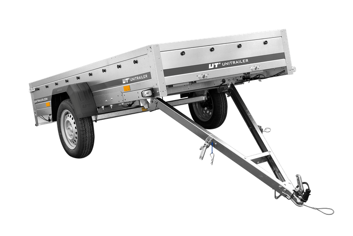 Trailer Anhänger GARDEN TRAILER 264 KIPP mit Gitteraufsatz und Stützrad-Neu