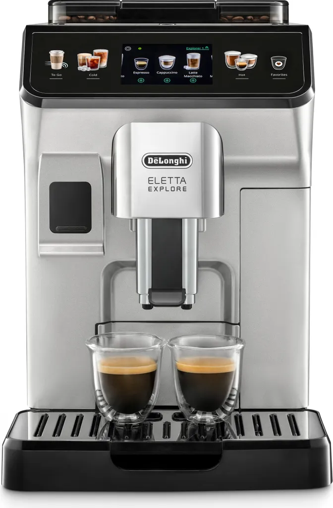 De'Longhi Eletta Explore ECAM450.55.S Kaffeevollautomat Silber