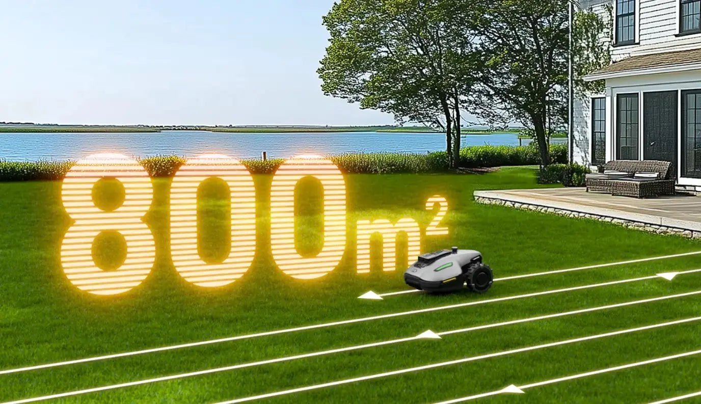 Mammotion YUKA 800 Mini Mähroboter – KI-Vision, ohne Begrenzungskabel, bis 800 m², Steigung 45 %