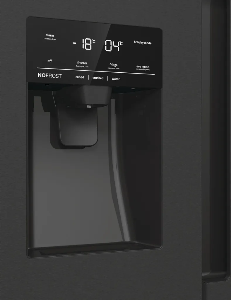 Gorenje NRR9185ESBXL Side-by-Side Kühlschrank 566 L NoFrost Plus IceMaker Schwarz