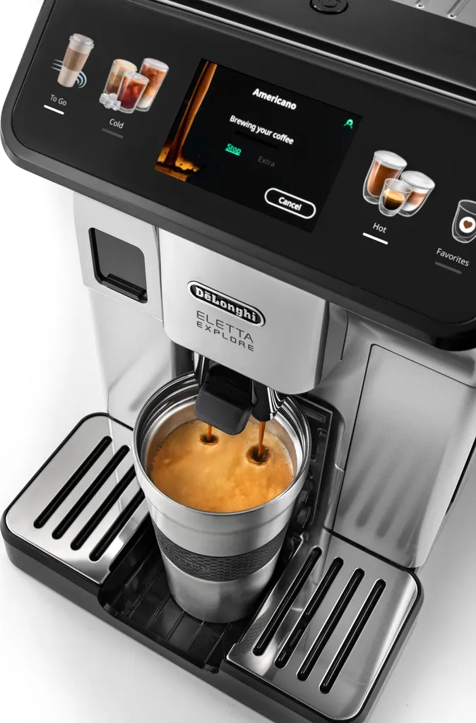 De'Longhi Eletta Explore ECAM450.55.S Kaffeevollautomat Silber