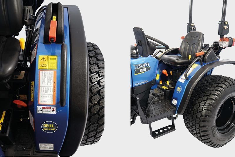 Solis 26 Tiger Blau Kleintraktor – 26 PS Allradtraktor mit Servolenkung